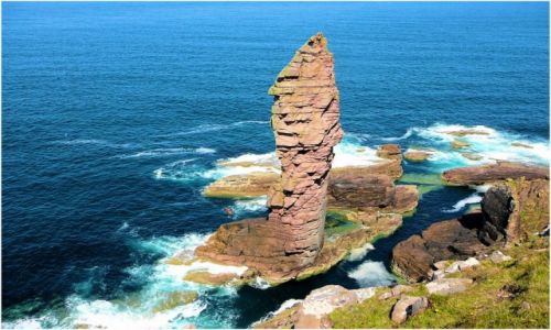 Zdjecie WIELKA BRYTANIA / Highland, Scotland / Old Man of Stoer / Gry- moja mio