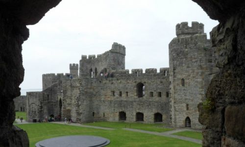 Zdjcie WIELKA BRYTANIA / Walia /  Caernarfon / ZAMEK  CAERNARFON