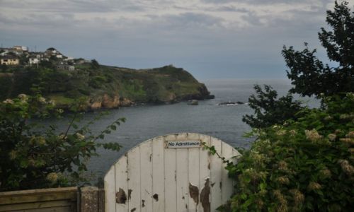 Zdjęcie WIELKA BRYTANIA / Kornwalia / Fowey / Wstęp wzbroniony