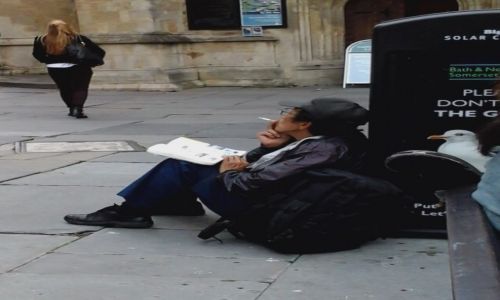 Zdjecie WIELKA BRYTANIA / Somerset / Bath / chwila na zebranie myli