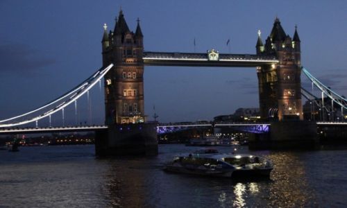 Zdjcie WIELKA BRYTANIA / Londyn / Tower Bridge / Nocny most