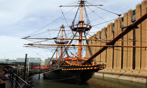 Zdjecie WIELKA BRYTANIA / Londyn / Bankside, nad Tamiz / Galeon Golden Hinde II