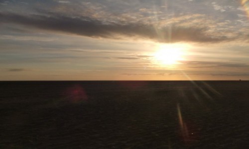 Zdjcie WIELKA BRYTANIA / North West / Lytham St Annes / Zachod slonca 23.06.16