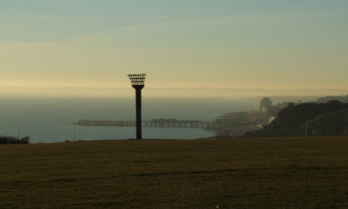 Zdjecie WIELKA BRYTANIA / East Sussex / Hastings / Z gry wida wicej