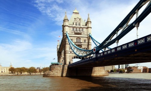 Zdjcie WIELKA BRYTANIA / Londyn /  Tamiza  / Tower Bridge