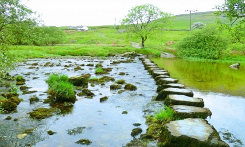 Zdjcie WIELKA BRYTANIA / Yorkshire / Dales National Park / Po kamykach