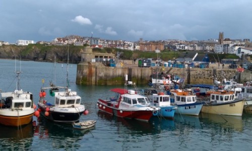 Zdjęcie WIELKA BRYTANIA / Kornwalia / . Newquay / W porcie
