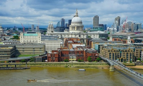 Zdjcie WIELKA BRYTANIA / Londyn / Z tarasu Tate Modern / Midzy niebem a wod