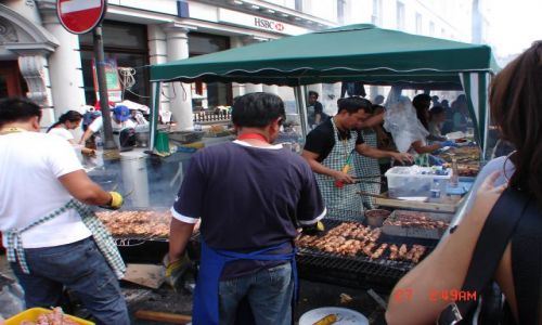 Zdjęcie WIELKA BRYTANIA / Anglia / London -karnawal / Grill