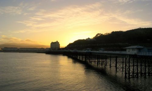 Zdjecie WIELKA BRYTANIA / Walia / Llandudno / Zachd soca nr..........na globie ;)