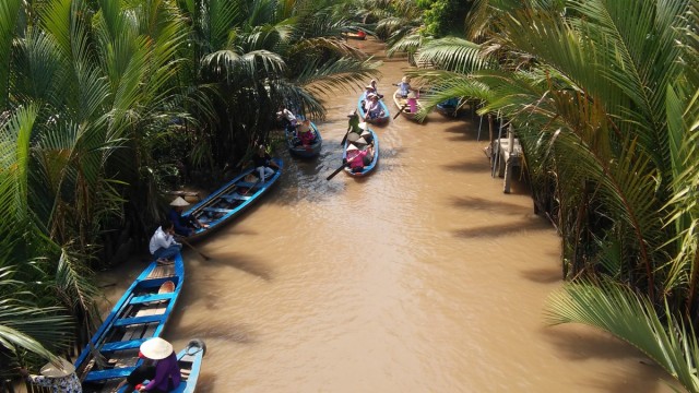 Zdj cia: Delta Mekongu, Delta Mekongu, Kanay Mekongu, WIETNAM