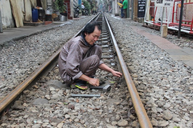 Zdj cia: Hanoi, Pnocny Wietnam, Naprawa torw, WIETNAM