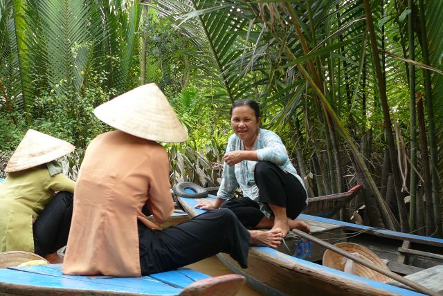 Zdjęcia: na rzece, Delta Mekongu, na rzece 2, WIETNAM Zdjęcia: na rzece, Delta Mekongu, na rzece 2, WIETNAM