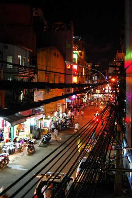 Zdjęcia: Saigon/Ho Chi Minh, z hostelowego balkonu, WIETNAM Zdjęcia: Saigon/Ho Chi Minh, z hostelowego balkonu, WIETNAM