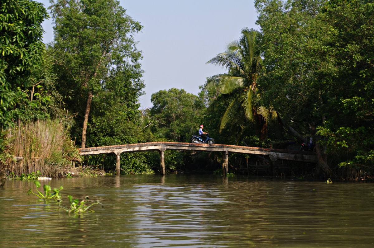 Zdjęcia: Delta Mekongu, Delta Mekongu, Na motorze, WIETNAM Zdjęcia: Delta Mekongu, Delta Mekongu, Na motorze, WIETNAM