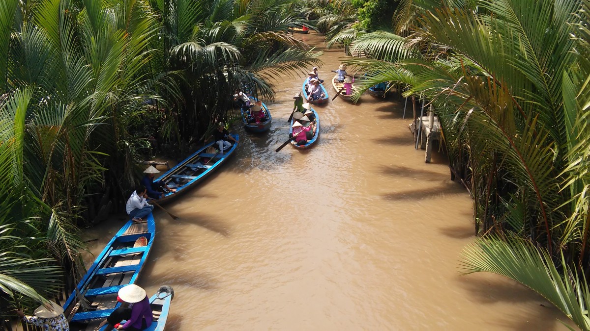 Zdjęcia: Delta Mekongu, Delta Mekongu, Kanały Mekongu, WIETNAM Zdjęcia: Delta Mekongu, Delta Mekongu, Kanały Mekongu, WIETNAM