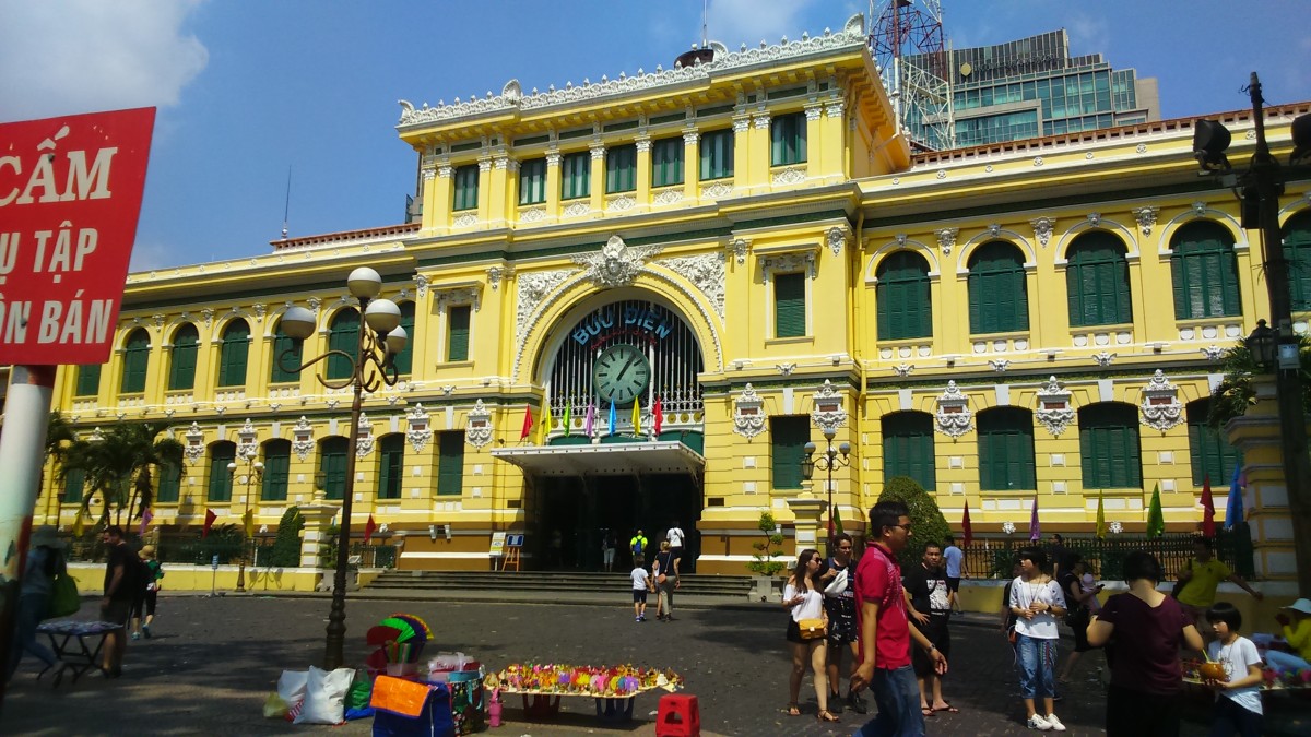 Zdjęcia: Sajgon, Azja, poczta główna, WIETNAM Zdjęcia: Sajgon, Azja, poczta główna, WIETNAM
