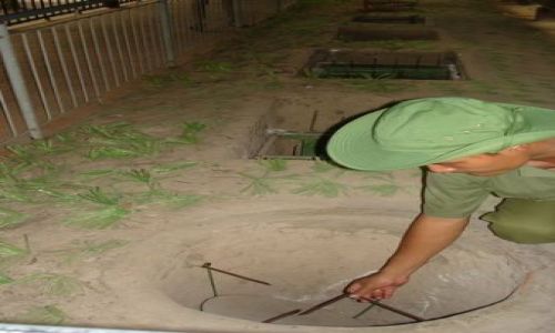 Zdjęcie WIETNAM / Obręb Ho Chi Minh City / Muzeum systemu tunelowego Cu Chi  / Pułapka Wietkongu