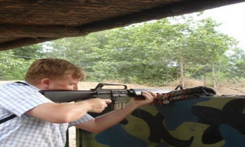 Zdjęcie WIETNAM / Obręb Ho Chi Minh City / Muzeum systemu tunelowego Cu Chi  / Karabin M16A1