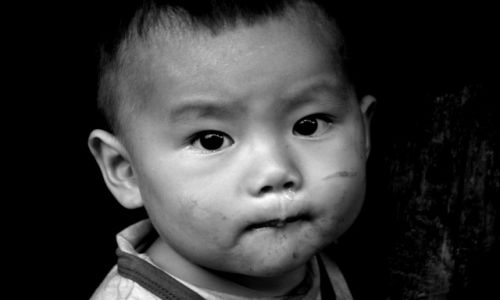 Zdjęcie WIETNAM / Sapa district / Thon Cat Cat  / smutne oczy...