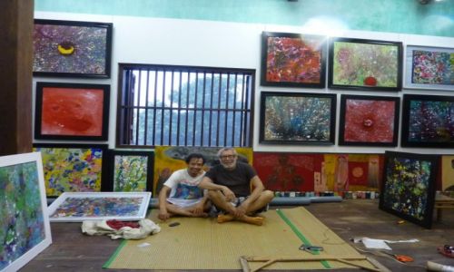 Zdjęcie WIETNAM / Centralny Viet Nam / HOI AN / w pracowni artysty