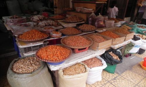 Zdjęcie WIETNAM / hanoi / bazar / krewetki suszone