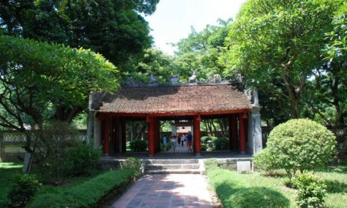 Zdjęcie WIETNAM / Hanoi / Quoc Tu Giam Str / Pierwszy Uniwersytet w Hanoi