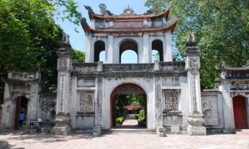 Zdjęcie WIETNAM / Hanoi / Quoc Tu Giam Str / Pierwszy Uniwersytet w Hanoi