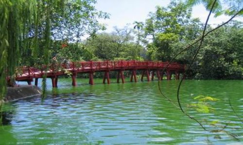 Zdjęcie WIETNAM / północny Wietnam / centrum Hanoi / most