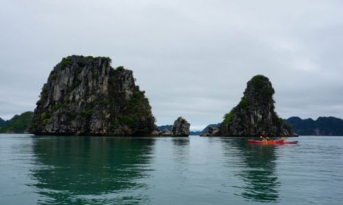 Zdjecie WIETNAM / Pnocny Wietnam / Zatoka Ha Long Bay / Kajakiem po Zatoce Ha Long