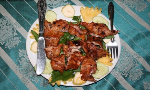 Zdjęcie WIETNAM / brak / okolice Saigonu / Grillowane myszki polne