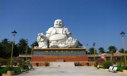Zdjcie WIETNAM / okolice Sajgonu / My Tho / pagoda Vinh Trang