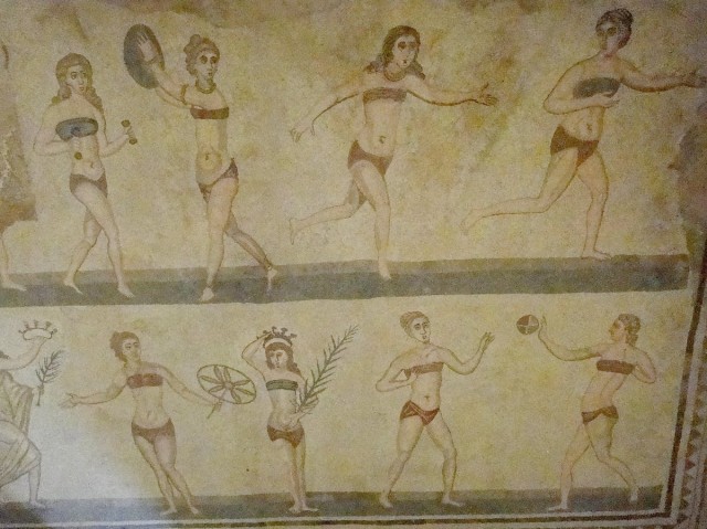 Zdj cia: okolice Piazza Armerina, Sycylia, Z podróży po Sycylii - willa rzymska (7), WłOCHY Zdj cia: okolice Piazza Armerina, Sycylia, Z podróży po Sycylii - willa rzymska (7), WłOCHY