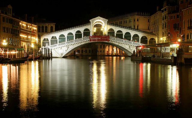 Zdjęcia: Wenecja - Most Rialto , Venice by night, WłOCHY Zdjęcia: Wenecja - Most Rialto , Venice by night, WłOCHY