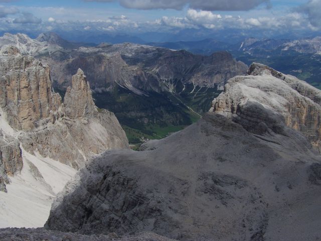 Zdjęcia: widok z Piz Boe, Dolomity, panorama Dolomitów 4, WłOCHY Zdjęcia: widok z Piz Boe, Dolomity, panorama Dolomitów 4, WłOCHY