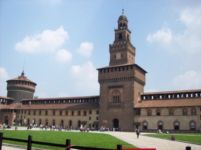 Zdjęcia: Mediolan, Castello Sforzesco , WłOCHY Zdjęcia: Mediolan, Castello Sforzesco , WłOCHY