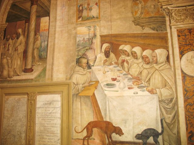 Zdjęcia: Monte Oliveto Maggiore, Toskania, Pochwała uczty, WłOCHY Zdjęcia: Monte Oliveto Maggiore, Toskania, Pochwała uczty, WłOCHY