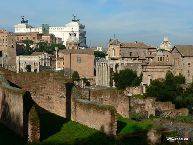 Zdjęcia: Rzym, Rzym widok na Forum Romanum z Pallatynu, WłOCHY Zdjęcia: Rzym, Rzym widok na Forum Romanum z Pallatynu, WłOCHY
