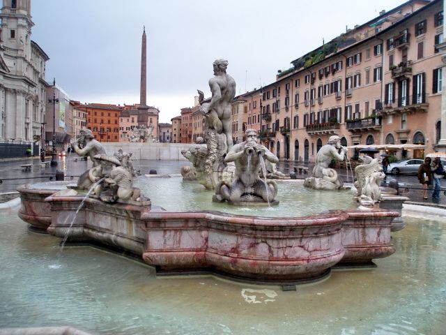 Zdjęcia: Rzym, Lazio, Fontana de Neptuno, WłOCHY Zdjęcia: Rzym, Lazio, Fontana de Neptuno, WłOCHY