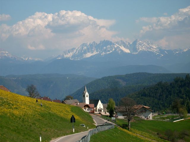 Zdjęcia: Dolomity, Południowy Tyrol, Panorama Dolomutów z Ritten, WłOCHY Zdjęcia: Dolomity, Południowy Tyrol, Panorama Dolomutów z Ritten, WłOCHY