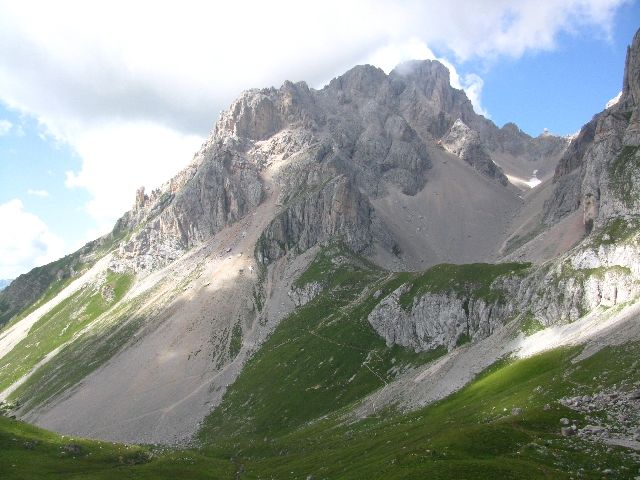 Zdjęcia: ., Dolomity, widok z przełęczy Forca Rossa, WłOCHY Zdjęcia: ., Dolomity, widok z przełęczy Forca Rossa, WłOCHY