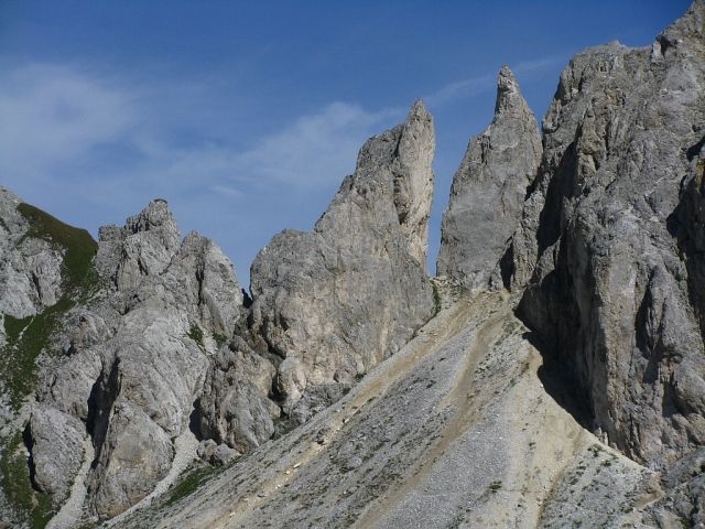 Zdjęcia: Dolomity, ., Widok z przełęczy Selle, WłOCHY Zdjęcia: Dolomity, ., Widok z przełęczy Selle, WłOCHY