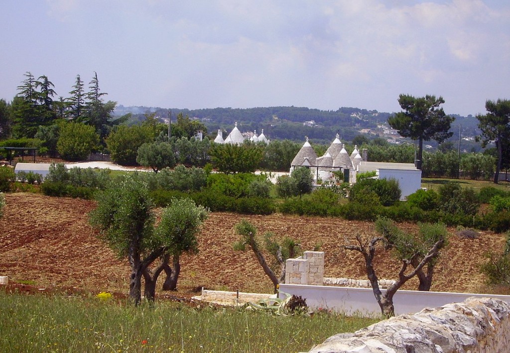 Zdjęcia: w drodze do Alberobello, Apulia, widok na wioskę, WłOCHY Zdjęcia: w drodze do Alberobello, Apulia, widok na wioskę, WłOCHY