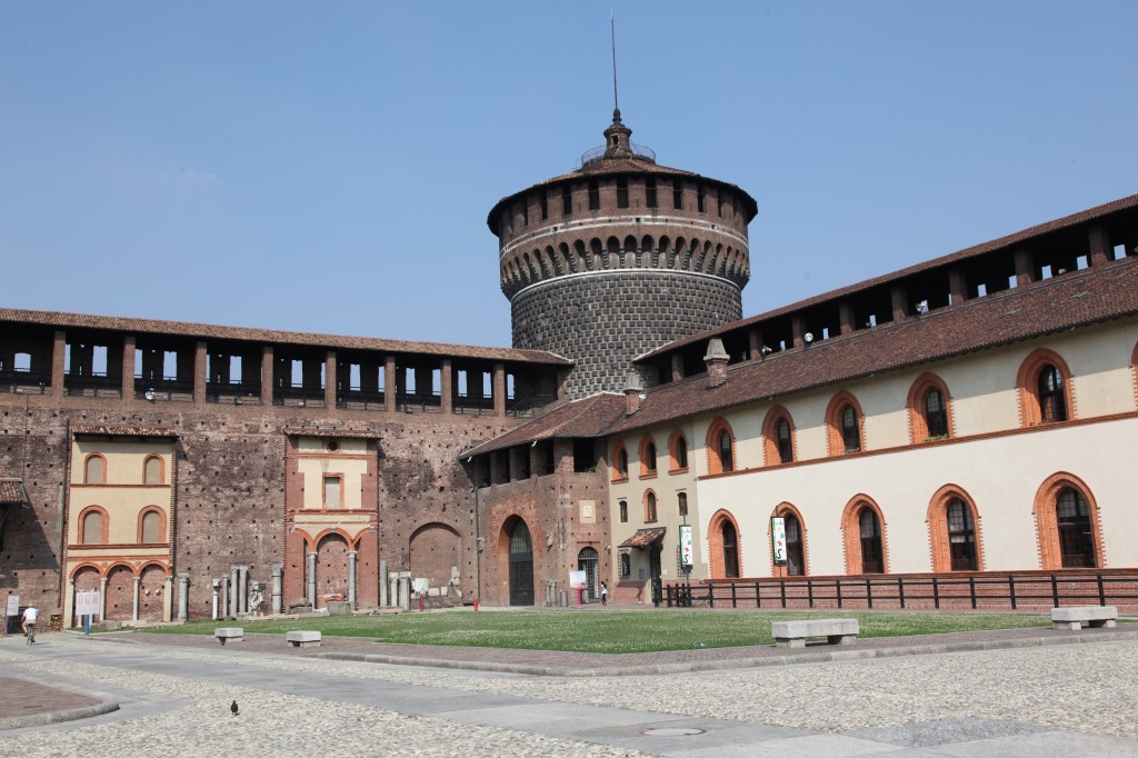 Zdjęcia: Mediolan, Lombardia, Zamek Sforzów, WłOCHY Zdjęcia: Mediolan, Lombardia, Zamek Sforzów, WłOCHY