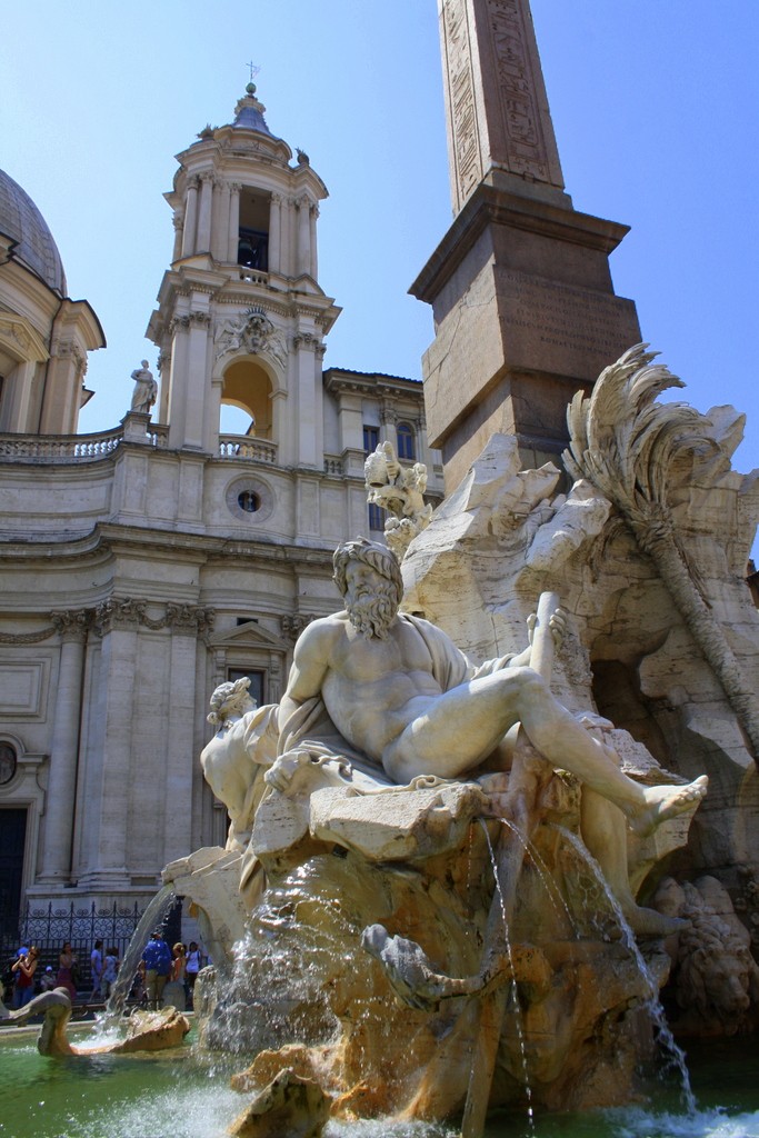 Zdjęcia: Piazza Navona, Rzym, Fontanna Czterech Rzek, WłOCHY Zdjęcia: Piazza Navona, Rzym, Fontanna Czterech Rzek, WłOCHY
