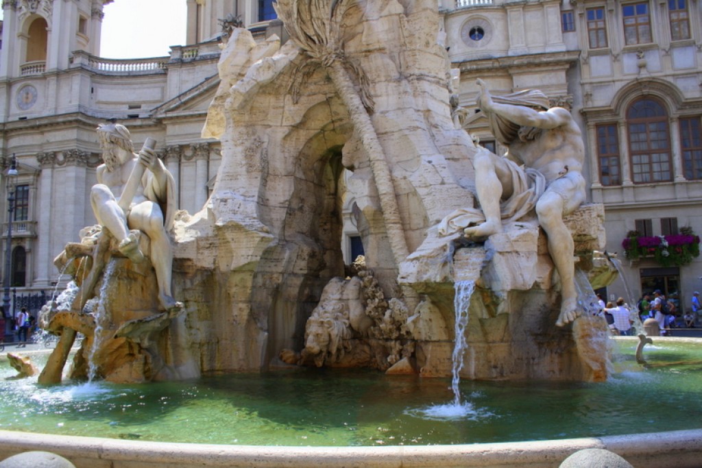 Zdjęcia: Piazza Navona, Rzym, Fontanna Czterech Rzek, WłOCHY Zdjęcia: Piazza Navona, Rzym, Fontanna Czterech Rzek, WłOCHY