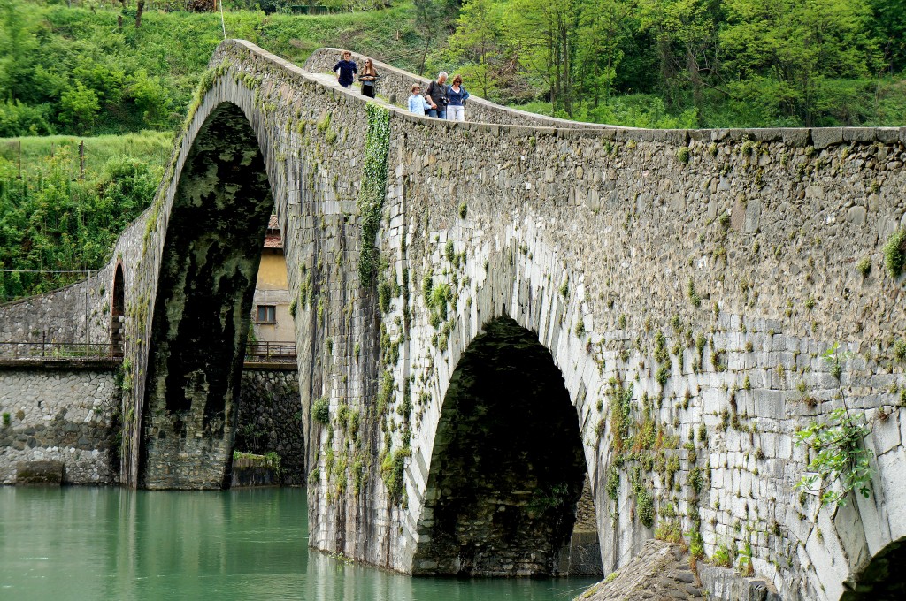 Zdjęcia: Borgo a Mozzano, Toskania, Diabelski most, WłOCHY Zdjęcia: Borgo a Mozzano, Toskania, Diabelski most, WłOCHY