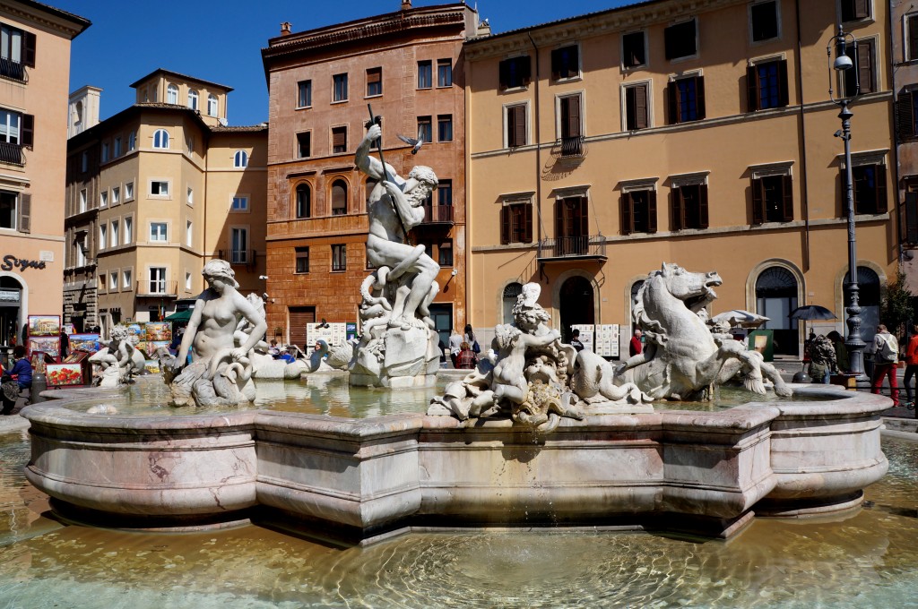 Zdjęcia: Piazza Navona, Rzym, Fontanna Neptuna, WłOCHY Zdjęcia: Piazza Navona, Rzym, Fontanna Neptuna, WłOCHY
