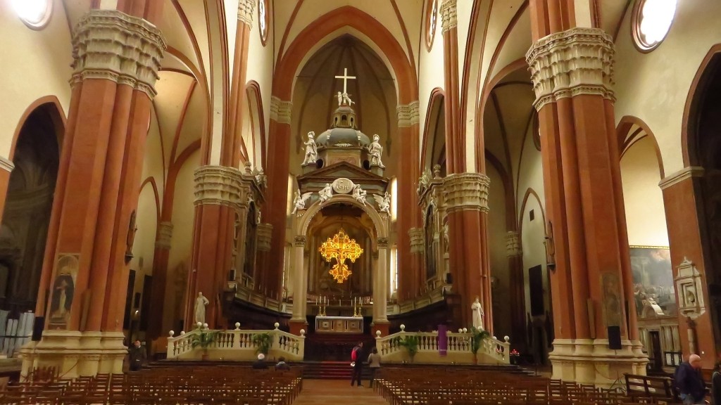 Zdjęcia: Bolonia, Emilia-Romania, bazylika św. Petroniusza - ołtarz, WłOCHY Zdjęcia: Bolonia, Emilia-Romania, bazylika św. Petroniusza - ołtarz, WłOCHY