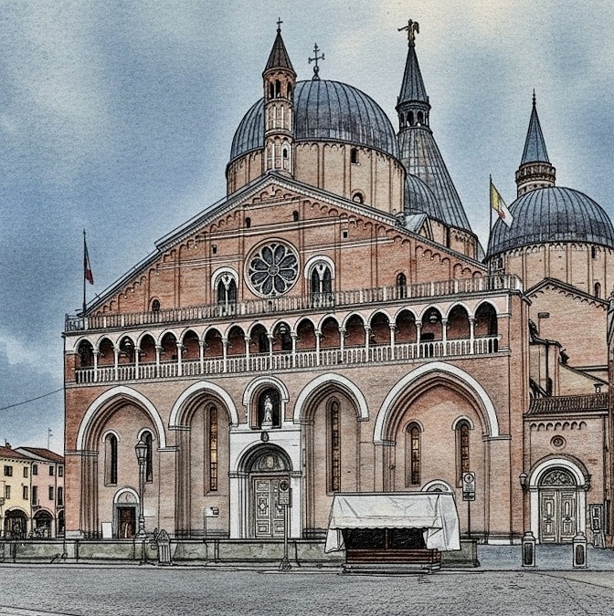 Zdjęcia: Padwa, Wenecja Euganejska, Bazylika św.Antoniego z 1310 roku, WłOCHY Zdjęcia: Padwa, Wenecja Euganejska, Bazylika św.Antoniego z 1310 roku, WłOCHY